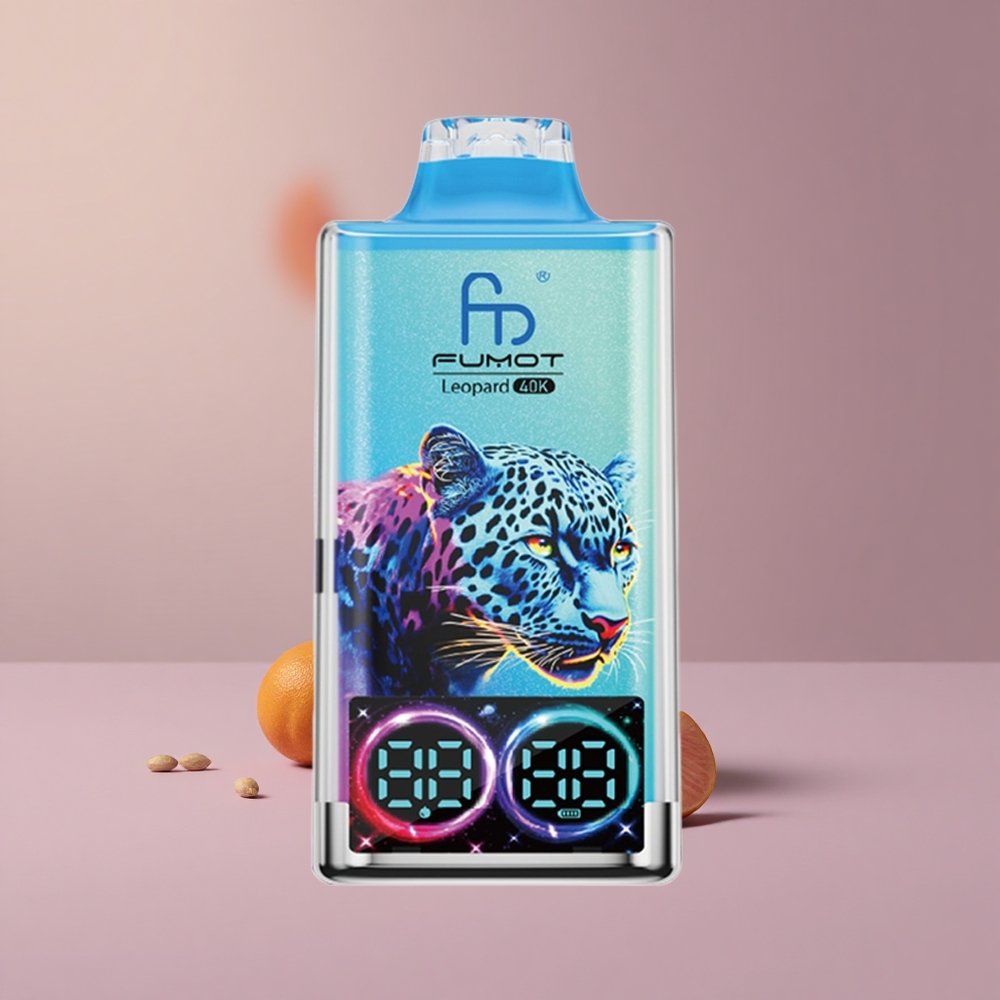 Fumot Leopard 40K Broskvové Bobule 5% Dual Mesh
