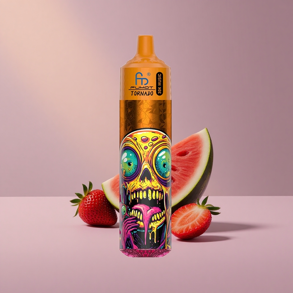 Fumot Randm Tornado 30000 Jahodový vodový melón s LED displejom a 30mL náplňou