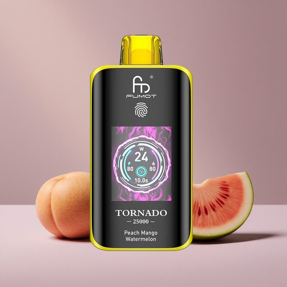 Fumot Tornado 25000 Broskyňa Mango Vodný melón HD Typ-C