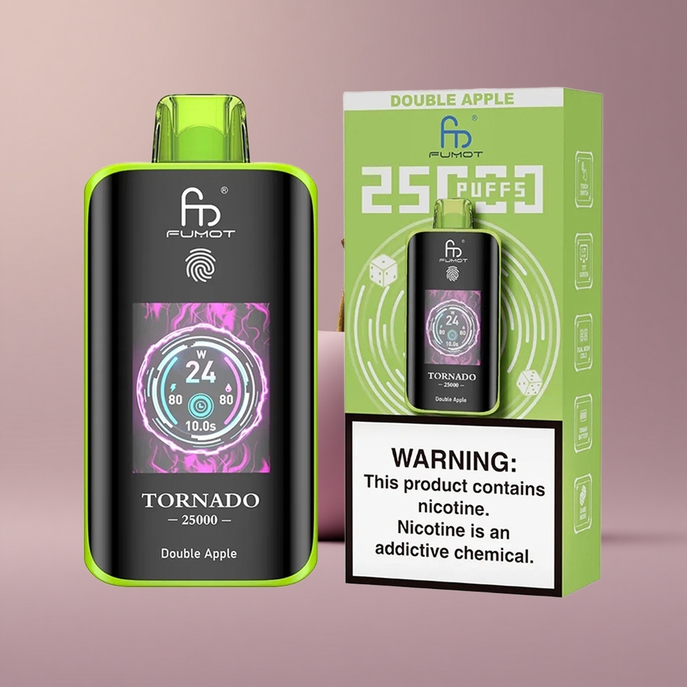 Fumot Tornado 25000 Dvojité Jablko HD Batéria 700mAh
