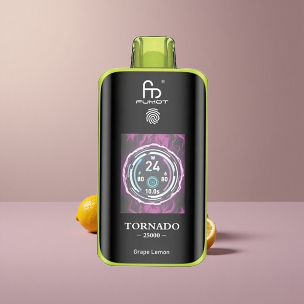Fumot Tornado 25000 Hroznový Citrón HD Typ-C