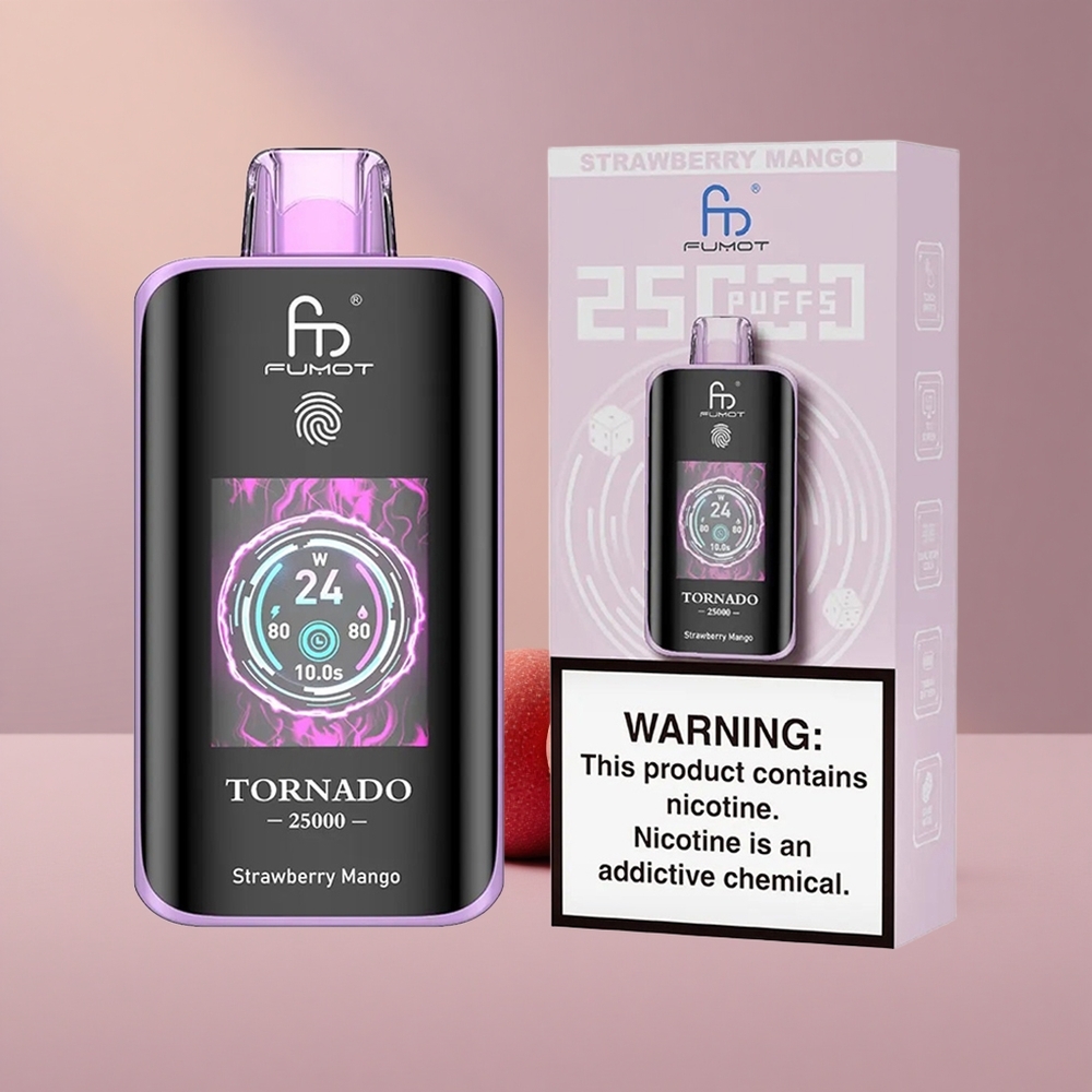 Fumot Tornado 25000 Jahodový Mango HD Typ-C