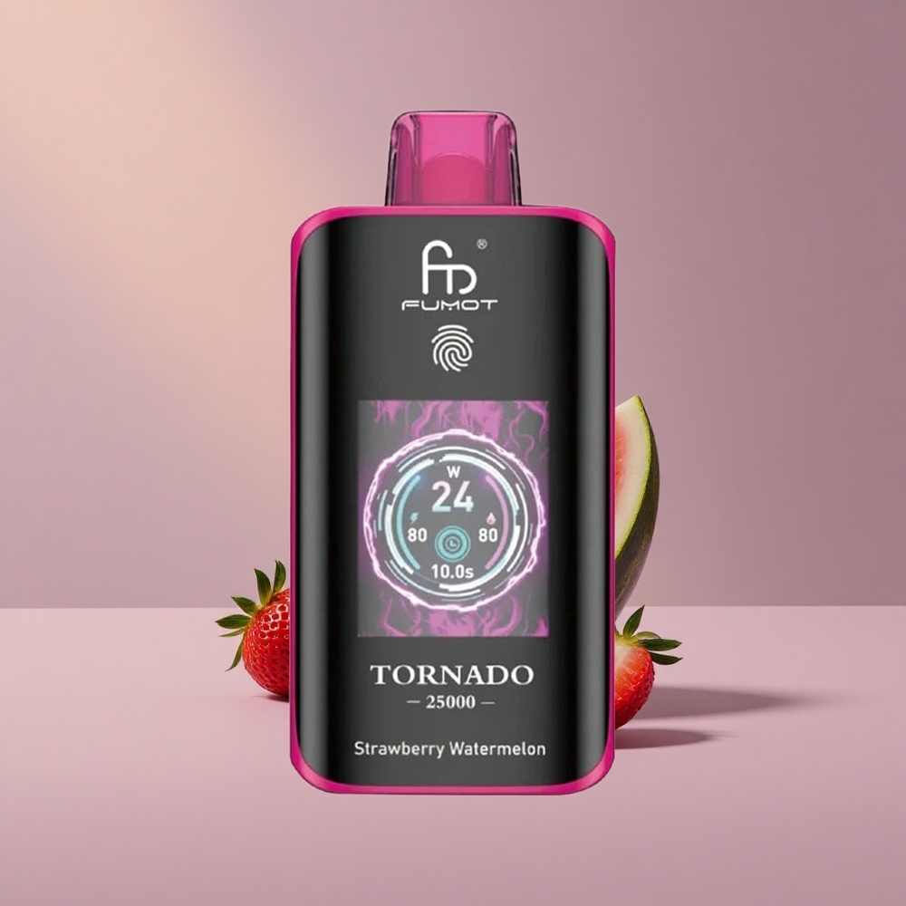 Fumot Tornado 25000 Jahodový vodný melón HD Typ-C