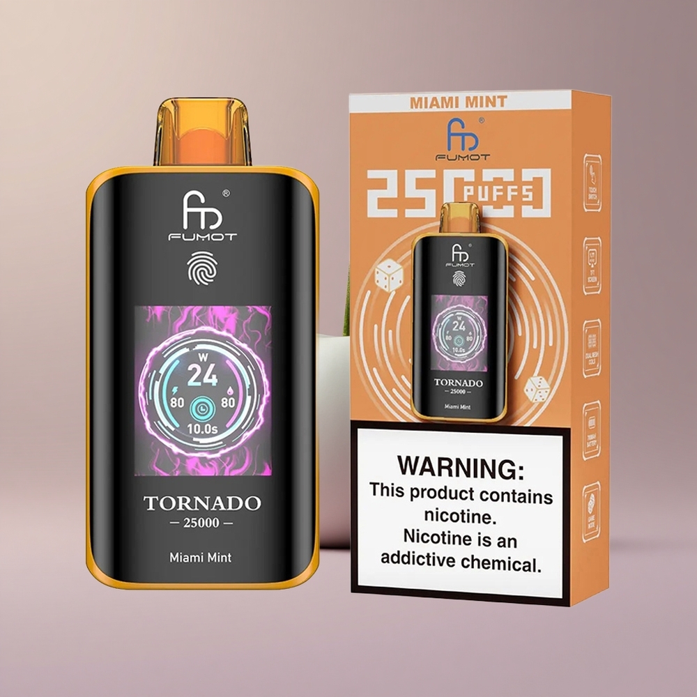 Fumot Tornado 25000 Miami Minca HD Typ-C Batéria
