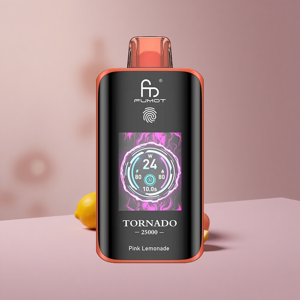 Fumot Tornado 25000 Ružová Limonáda HD Batéria
