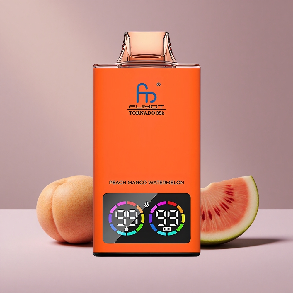 Fumot Tornado 35000 Broskyňa Mangový Melón Dual Mesh