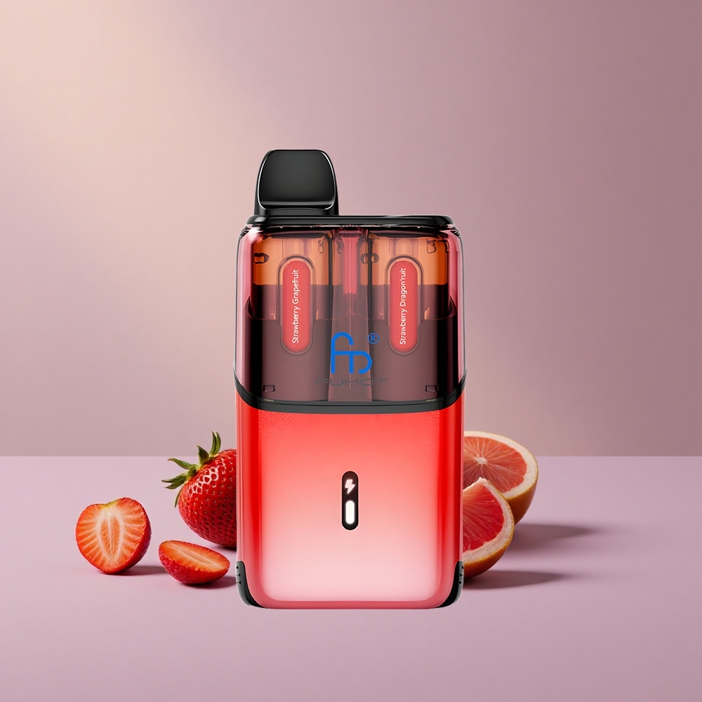 Fumot Ultra T32000 Jahodový Drakôst s Advanced Mesh Coil a 24ml E-Liquid