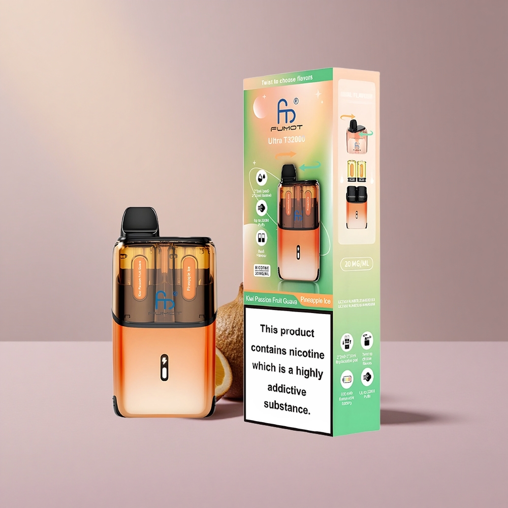 Fumot Ultra T32000 Kiwi Marakuja Guava - Ananásový ľad s 24ml a Mesh Cievkou