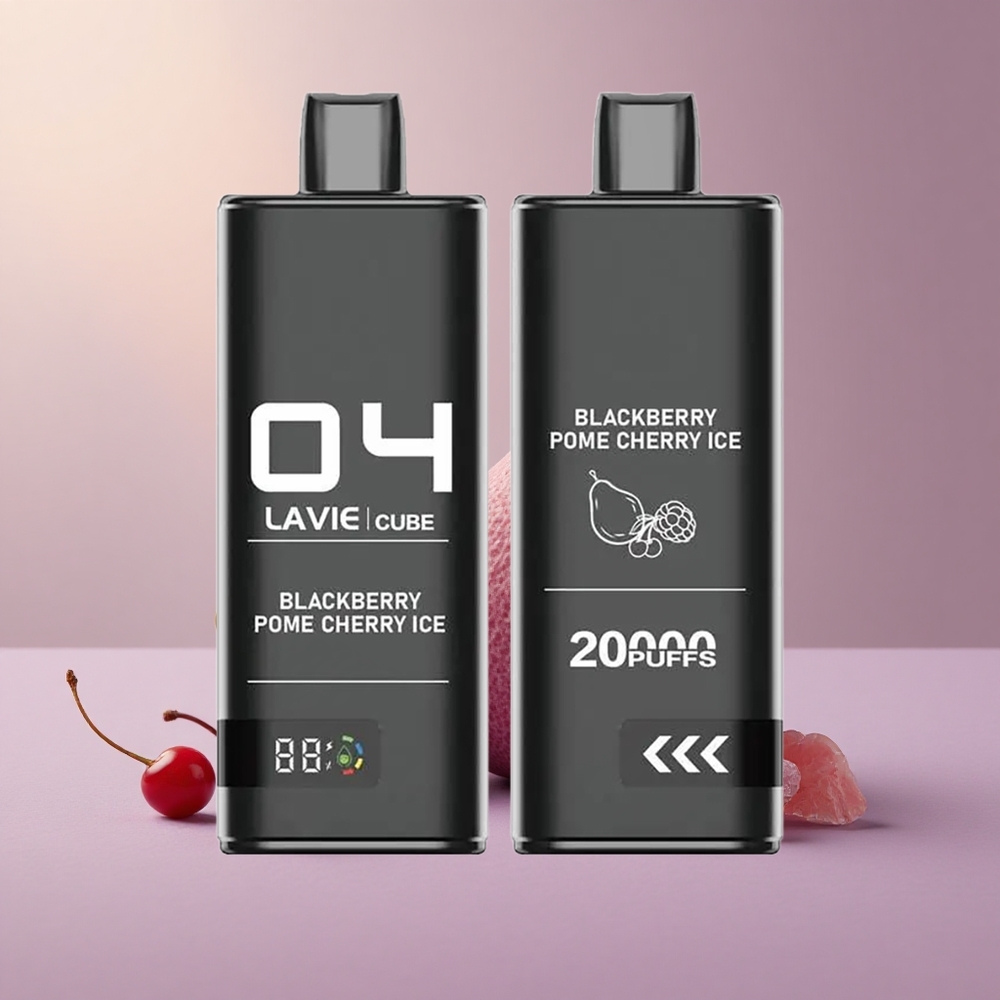 Lavie Cube 20000 Čierna Malina Pomarančový ľad 28ML Type C