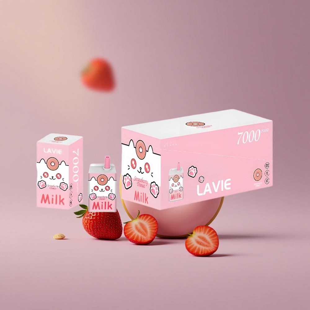 Lavie Milk 7000 Jahôdová Donutka 16ML 600mAh