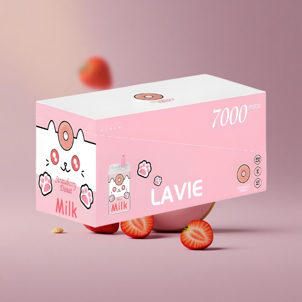 Lavie Milk 7000 Jahôdová Donutka 16ML 600mAh