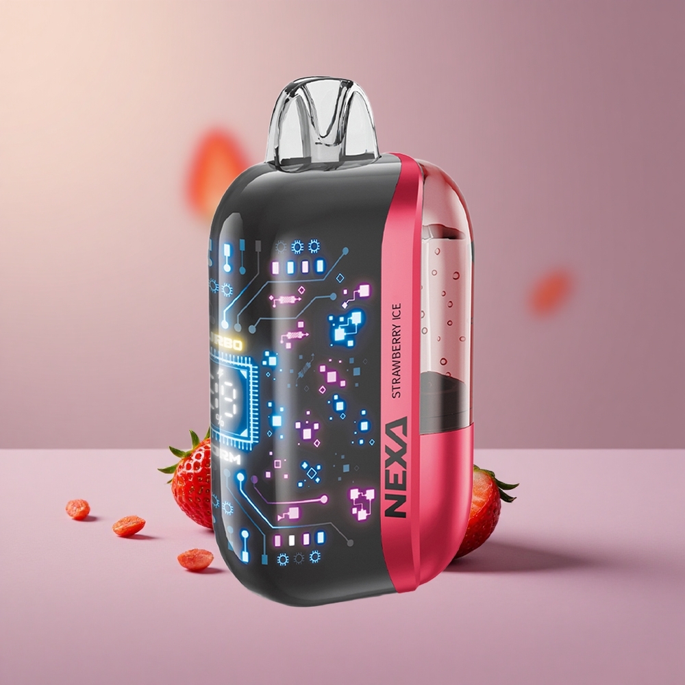 NEXA Ultra 50000 Jahodový ľad s 20ml a 5% nikotínu