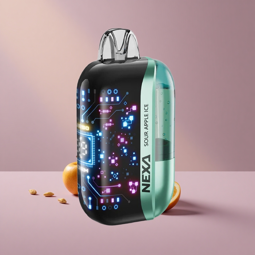 NEXA Ultra 50000 Kyslé Jablkové Ľadové s 20ml a 5% Nikotínu