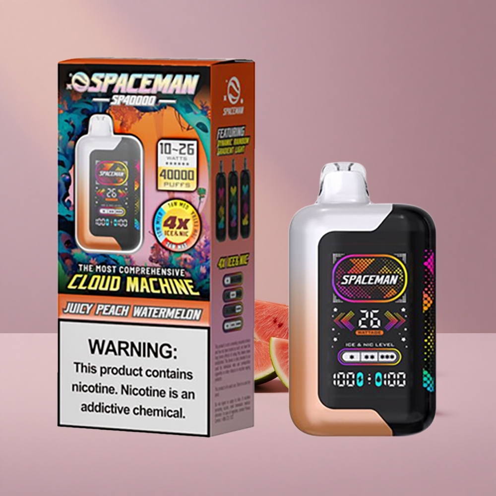 SMOK SPACEMAN SP40000 Šťavnatá Broskyňa Vodný Melón 20ml 50mg
