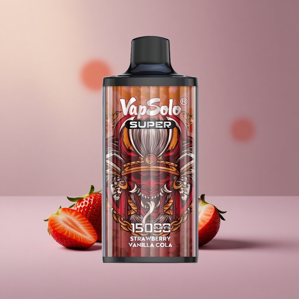 Vapsolo Super 15000 Jahodová Vanilková Kola s 40ml a Mesh Cievkou
