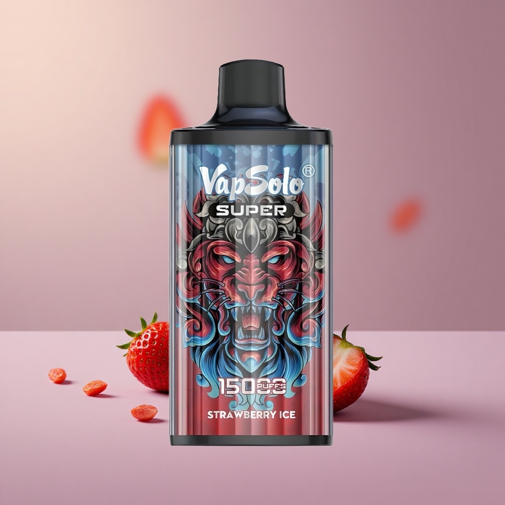 Vapsolo Super 15000 Jahodový ľad 850mah Mesh