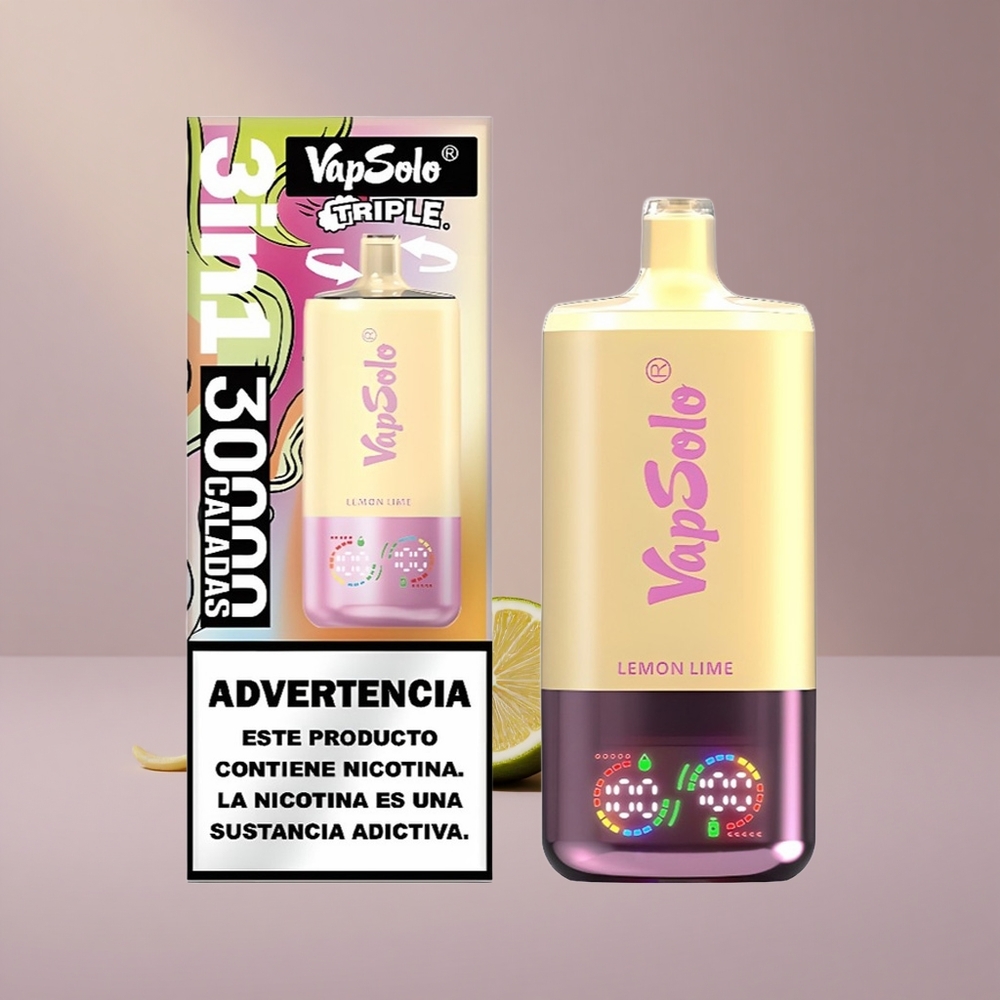 Vapsolo Triple 30000 Citrón Limetka Typ-C 40ml