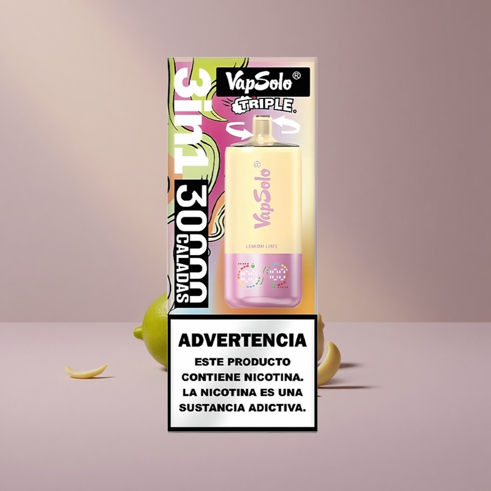 Vapsolo Triple 30000 Citrón Limetka Typ-C 40ml
