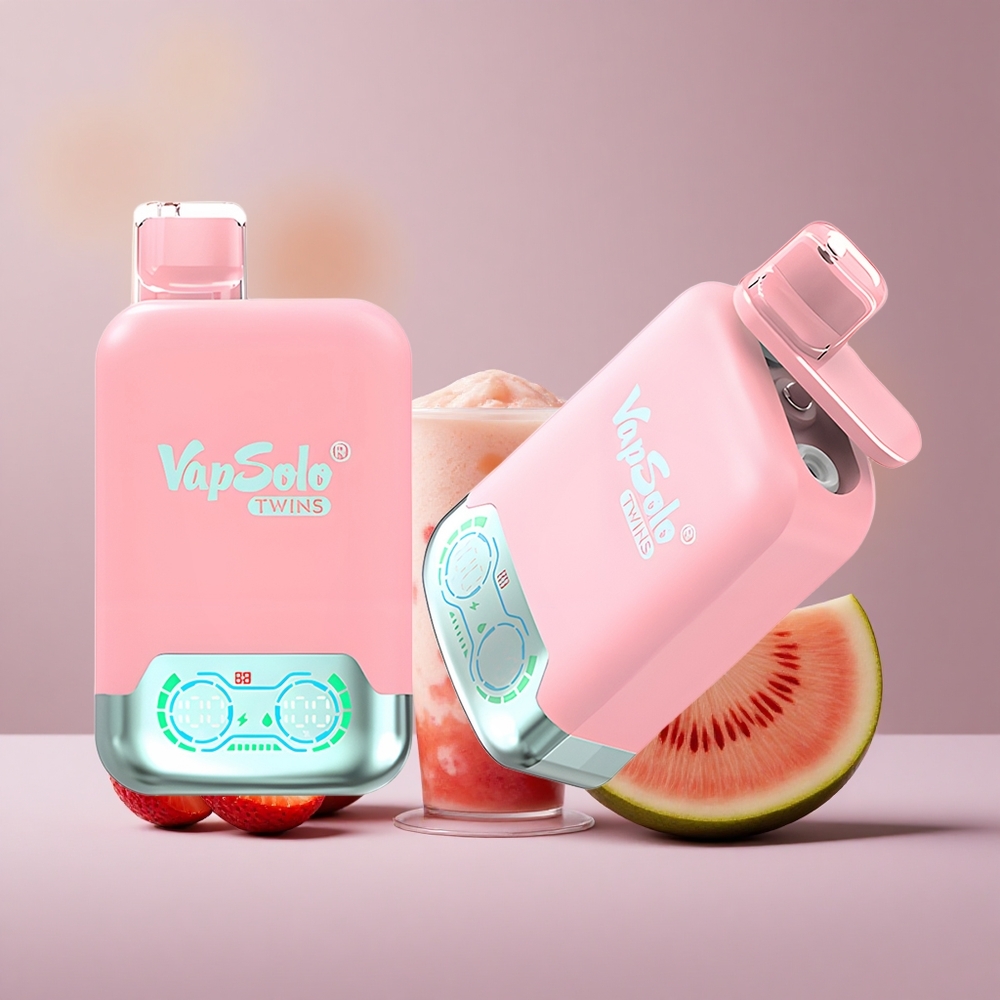 Vapsolo Twins 20000 Jahodový ľad & Mango Broskyňový Dihový Melón 40ml Type-C