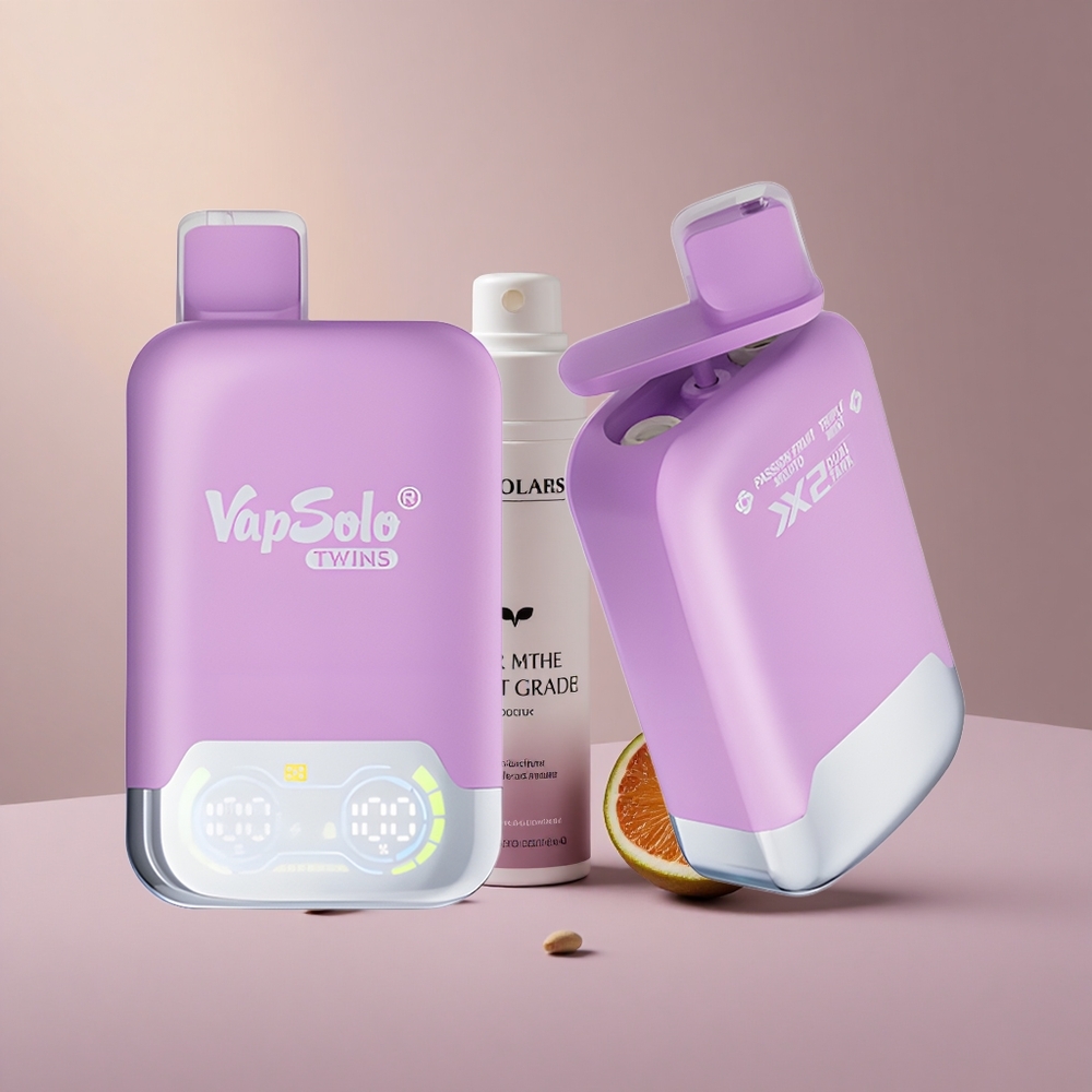 Vapsolo Twins 20000 Marakuľový Mojito & Trojitá Mäta s Typom-C a 40 ml