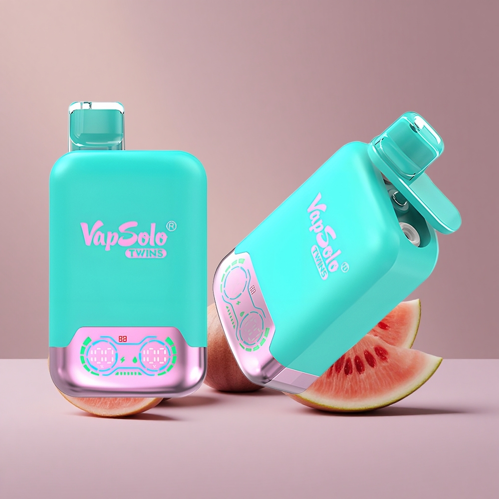 Vapsolo Twins 20000 Trojitý Melón & Malina Vodný Melón Typ-C 40ml
