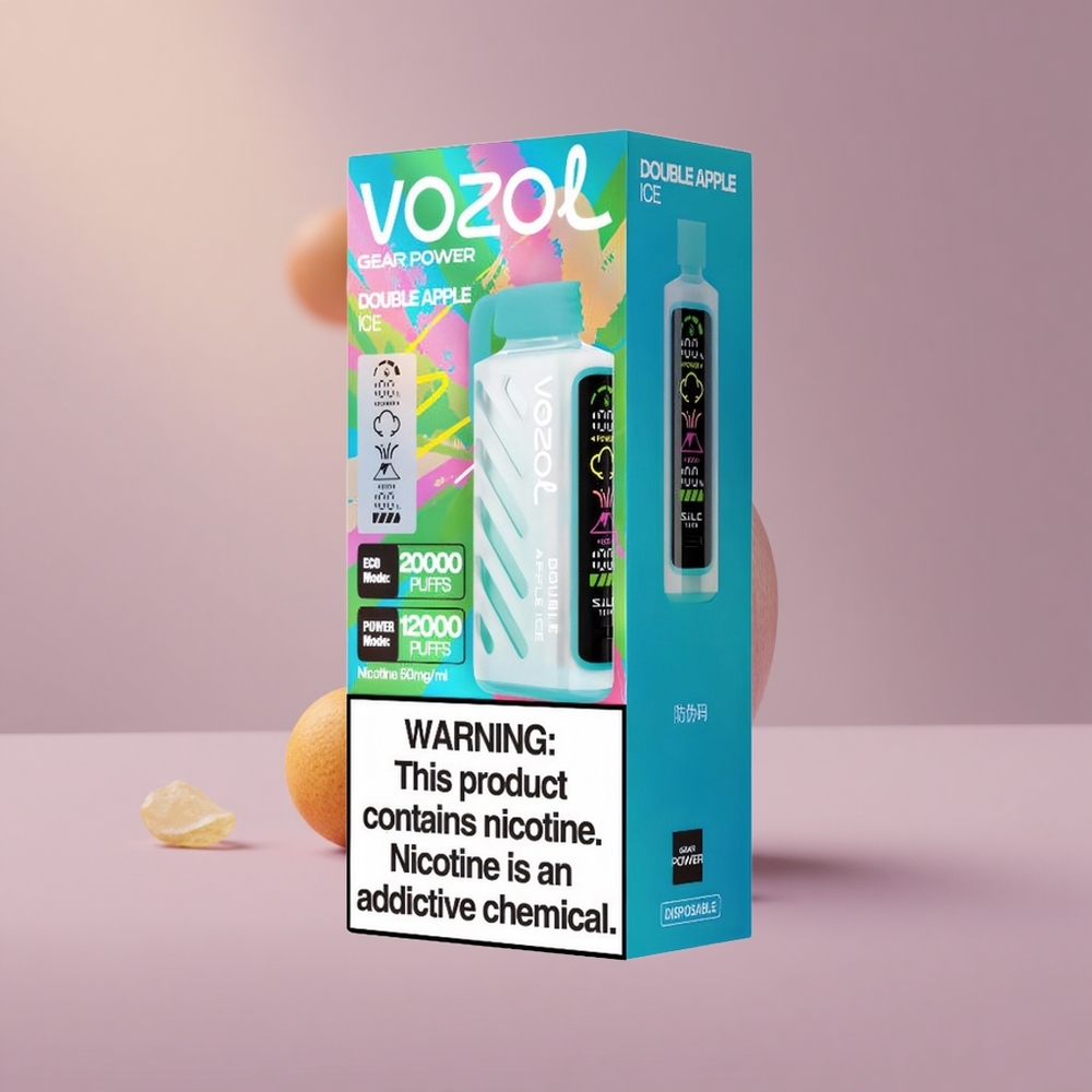 VOZOL Gear Power 20000 Dvojité Jablko Ľad s Full Screen Display a Dual Mesh Coil