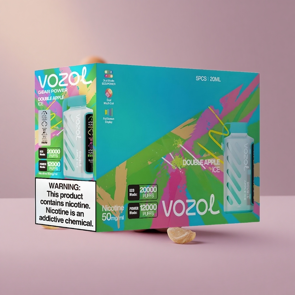 VOZOL Gear Power 20000 Dvojité Jablko Ľad s Full Screen Display a Dual Mesh Coil