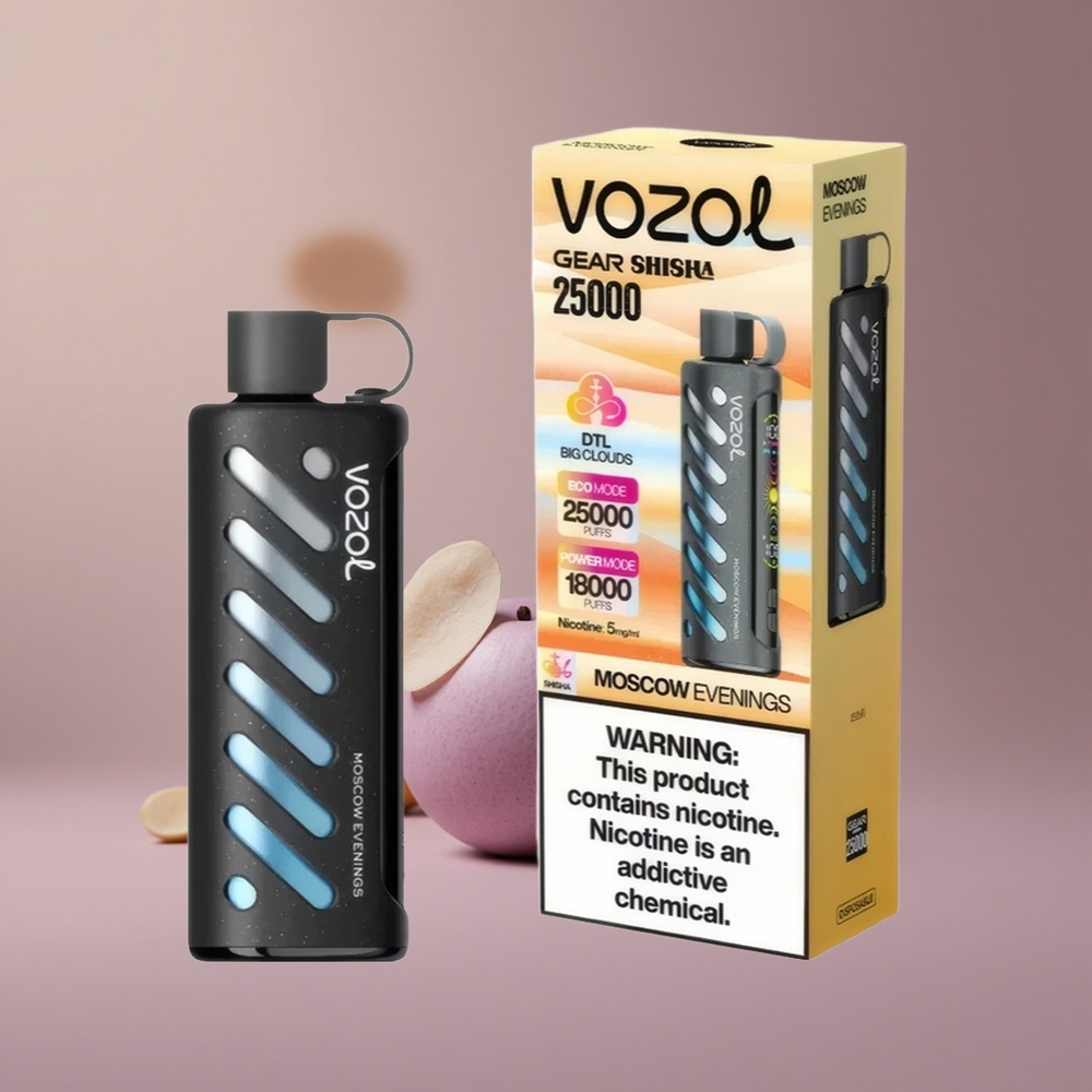 VOZOL Gear Shisha 25000 Bratislavské Večery Dual Mesh