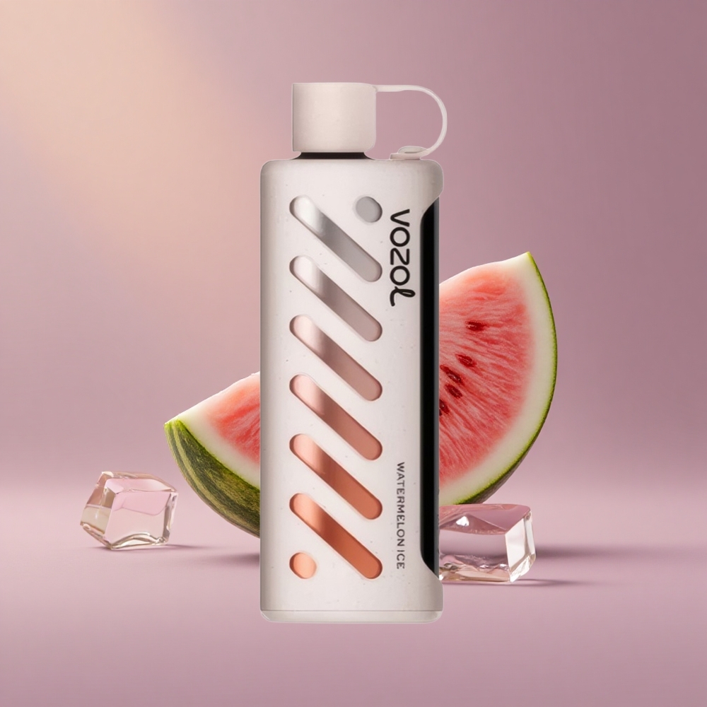 VOZOL Gear Shisha 25000 Vodový Melón Ľad s Dual Mesh a S.i.L.C Tech
