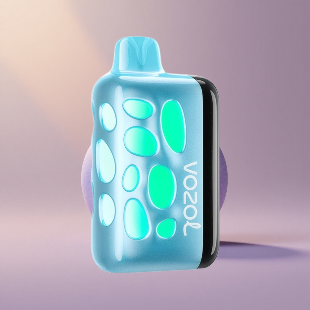 VOZOL RAVE 40000 Modrá Malina Ľadová s Vibrant Glow a Beat-Synced