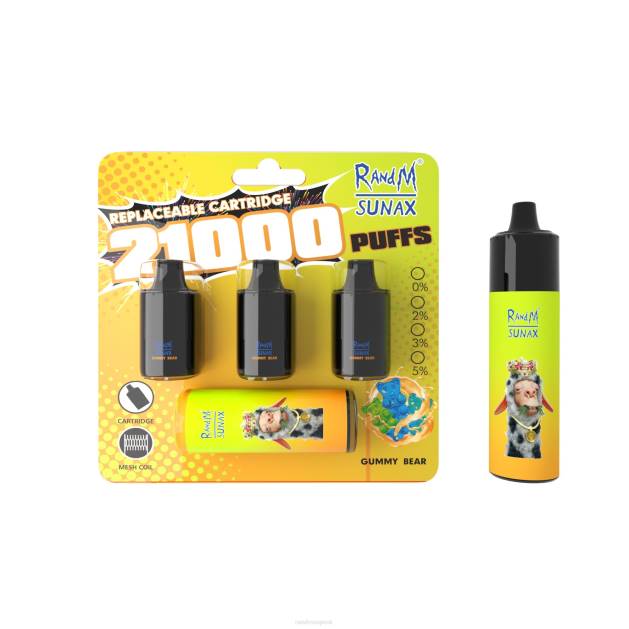 RandM Sunax 21000 airflow control pod vymeniteľné vape zariadenie 1ks TV4Z268 - RandM online shop - Gumový medvedík