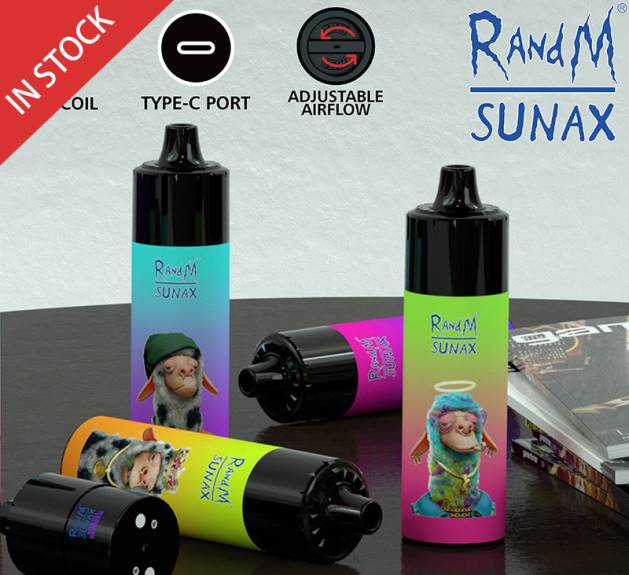 RandM Sunax 21000 airflow control pod vymeniteľné vape zariadenie 1ks TV4Z269 - RandM tornado cena - ružová limonáda
