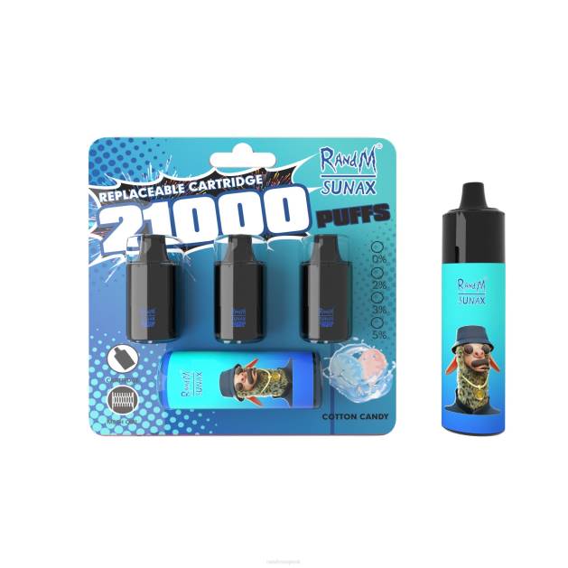 RandM Sunax 21000 airflow control pod vymeniteľné vape zariadenie 1ks TV4Z273 - RandM tornado sale - cukrová vata
