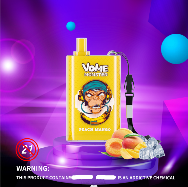 RandM Vome Monster Zariadenie na reguláciu prietoku vzduchu 10000 vape pod 1ks TV4Z278 - RandM online shop - zmiešané bobule