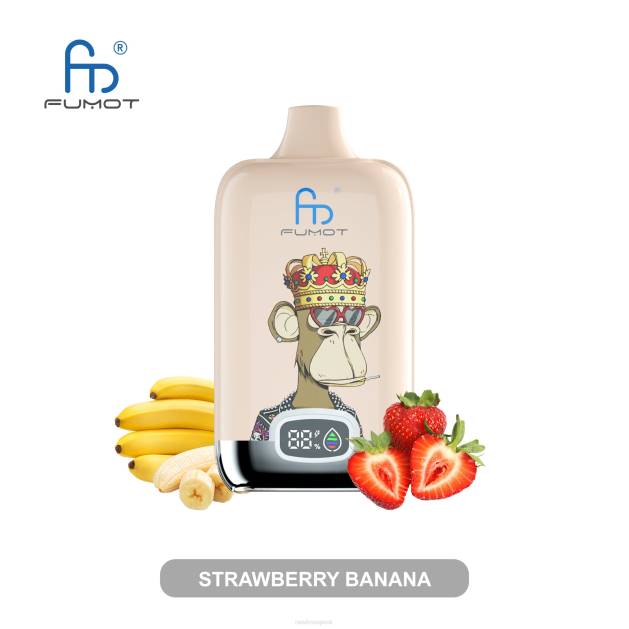 Fumot Original RandM Digital Box Batéria s kapacitou 12 000 a výparník s tekutým displejom TV4Z5 - RandM vape Bratislava - jahodový melón