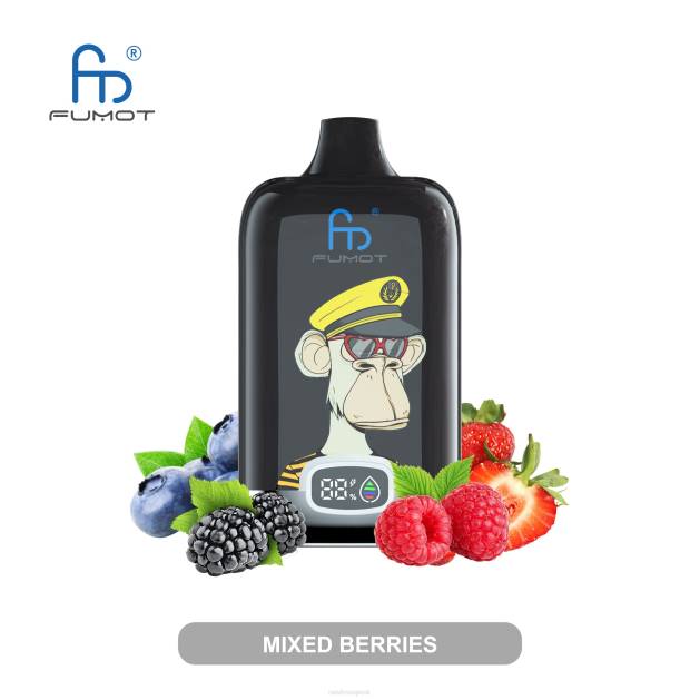 Fumot Original RandM Digital Box Batéria s kapacitou 12 000 a výparník s tekutým displejom TV4Z5 - RandM vape Bratislava - jahodový melón