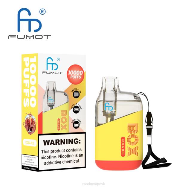 Fumot Original RandM Tornado Box Zariadenie na reguláciu prietoku vzduchu 10000 1ks TV4Z87 - RandM shop vape - chladná mäta