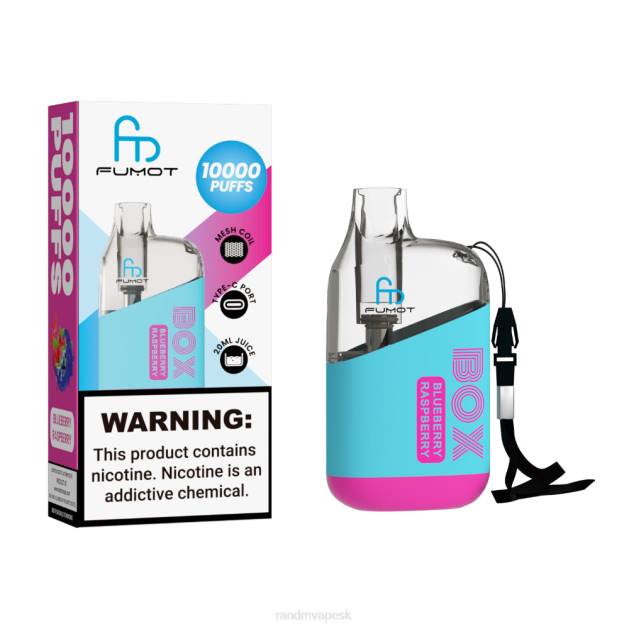 Fumot Original RandM Tornado Box Zariadenie na reguláciu prietoku vzduchu 10000 1ks TV4Z87 - RandM shop vape - chladná mäta