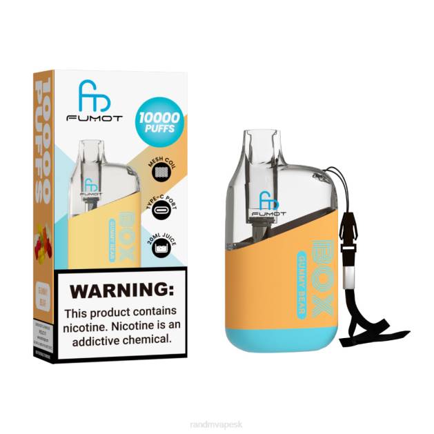 Fumot Original RandM Tornado Box Zariadenie na reguláciu prietoku vzduchu 10000 1ks TV4Z87 - RandM shop vape - chladná mäta