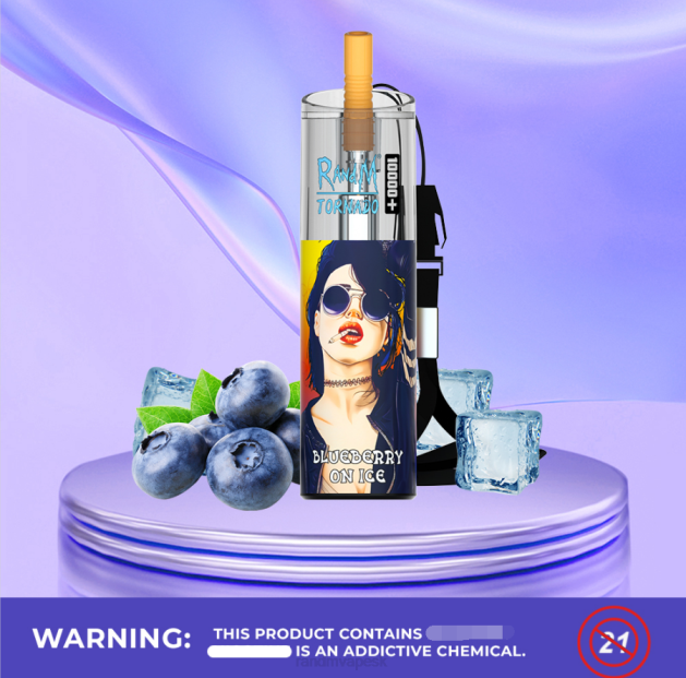RandM Tornado 10000 plus zariadenie na reguláciu prietoku vzduchu 1ks TV4Z85 - RandM vape Bratislava - broskyňa mango