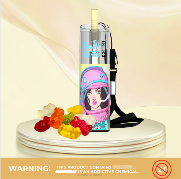 RandM Tornado 10000 plus zariadenie na reguláciu prietoku vzduchu 1ks TV4Z85 - RandM vape Bratislava - broskyňa mango