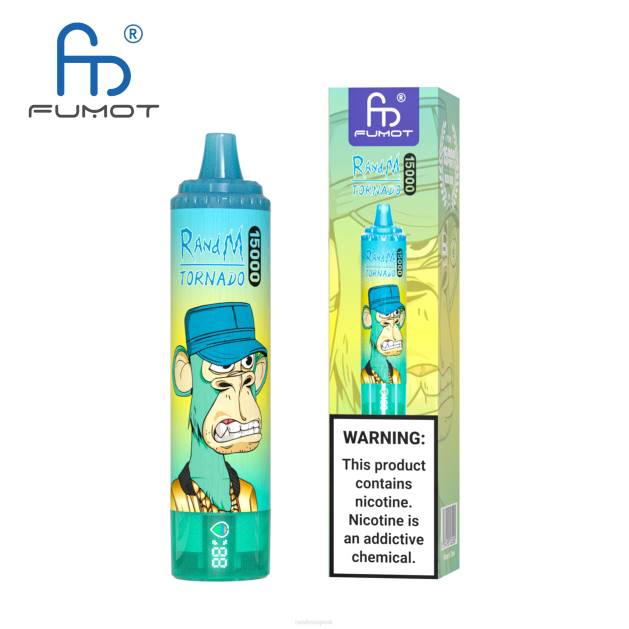 Fumot RandM Tornado 15000 vape zariadenie s batériou a displejom džúsu verzia 1 TV4Z23 - RandM tornado sale - ananásový ľad