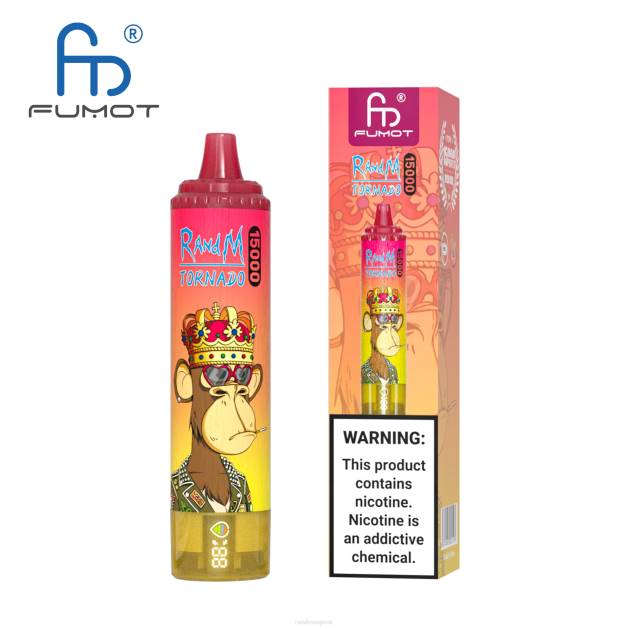Fumot RandM Tornado 15000 vape zariadenie s batériou a displejom džúsu verzia 1 TV4Z23 - RandM tornado sale - ananásový ľad