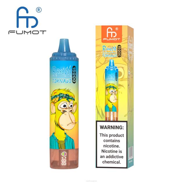 Fumot RandM Tornado 15000 vape zariadenie s batériou a displejom džúsu verzia 1 TV4Z23 - RandM tornado sale - ananásový ľad