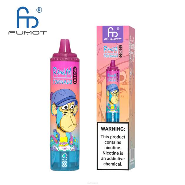 Fumot RandM Tornado 15000 vape zariadenie s batériou a displejom džúsu verzia 1 TV4Z23 - RandM tornado sale - ananásový ľad