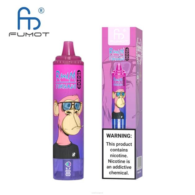 Fumot RandM Tornado 15000 vape zariadenie s batériou a displejom džúsu verzia 1 TV4Z23 - RandM tornado sale - ananásový ľad