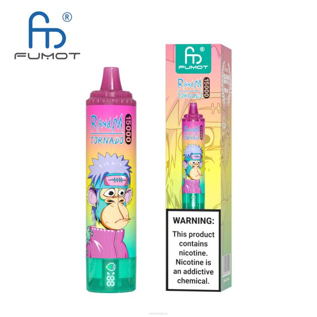 Fumot RandM Tornado 15000 vape zariadenie s batériou a displejom džúsu verzia 1 TV4Z23 - RandM tornado sale - ananásový ľad
