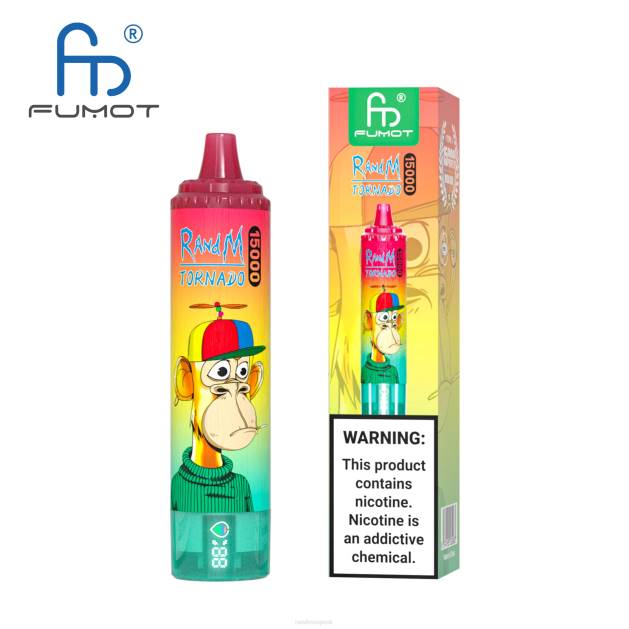 Fumot RandM Tornado 15000 vape zariadenie s batériou a displejom džúsu verzia 1 TV4Z23 - RandM tornado sale - ananásový ľad