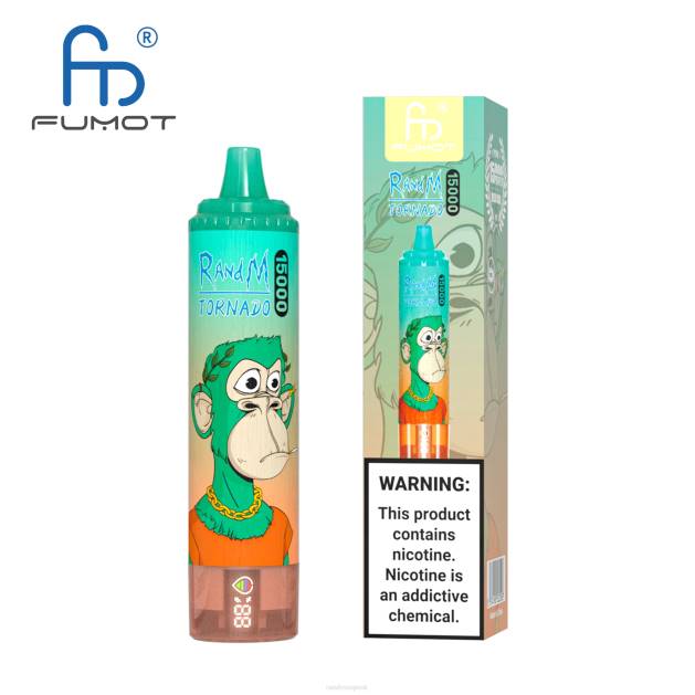 Fumot RandM Tornado 15000 vape zariadenie s batériou a displejom džúsu verzia 1 TV4Z23 - RandM tornado sale - ananásový ľad