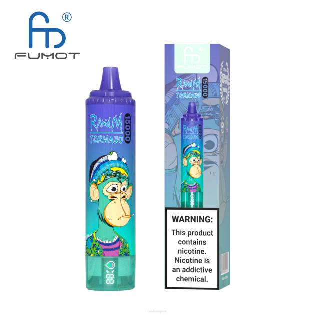 Fumot RandM Tornado 15000 vape zariadenie s batériou a displejom džúsu verzia 1 TV4Z23 - RandM tornado sale - ananásový ľad